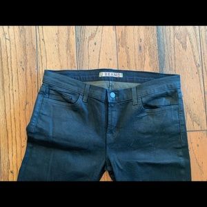 J Brand venom coated pencil jeans. Like new.